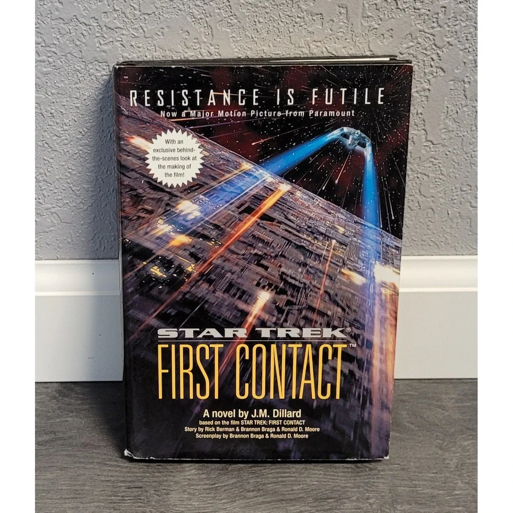 Star Trek First Contact by J.M. Dillard (Hardcover 1996)